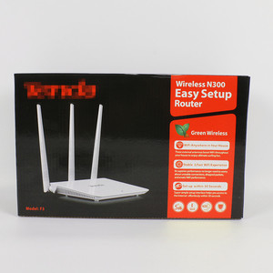 Routeur sans fil Tenda F3 2.4G en anglais, amplificateur WiFi domestique 300M avec 3 antennes externes - Product Image 2