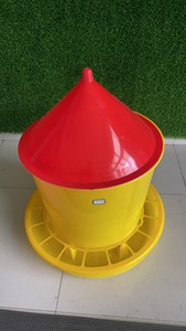 Vendita calda 40KG alimentatore automatico per animali alimentatori di pollo bevitore di pollo e attrezzatura agricola alimentatore popolare con coperchio - Product Image 2