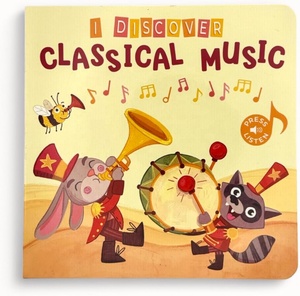 Discover Classical Music Sound Book para bebés con 6 famosas melodías clásicas Libro de tablero interactivo para niños con música - Product Image 1