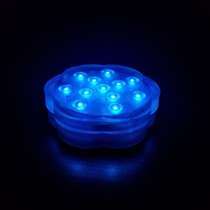 RGB LED sumergible bajo florero Base de luz con control remoto para las bodas de las Partes - Product Image 1