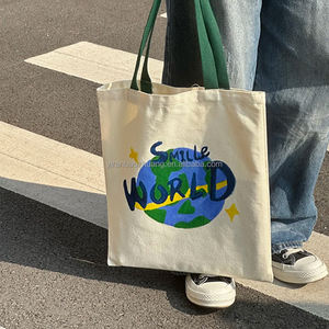 Anpassbare Damen-Trage tasche Canvas-Umhängetasche Wieder verwendbarer Reiß verschluss für Reisen und Einkaufen für Winter und Sommer - Product Image 4