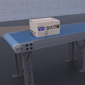 Convoyeur à bande en acier inoxydable ZD Zhongda Lide 300-600 mm, système de rouleaux électriques à vitesse réglable pour usine de fabrication - Product Image 2