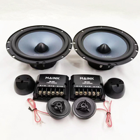Sistem Speaker Mobil 2-Way 6.5 Inch 500W Woofer Tweeter dan Crossover untuk Proyek Audio OEM