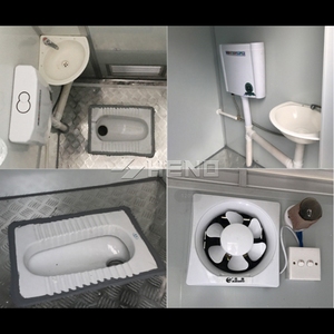 Inodoro Móvil Portátil de Lujo con Diseño Moderno, Baño Pequeño para Exteriores, Inodoro Público en Venta - Product Image 5
