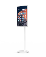 Télévision intelligente mobile à écran tactile capacitif avec écran numérique LCD rotatif Android 13 de 24 pouces, alimentée par batterie