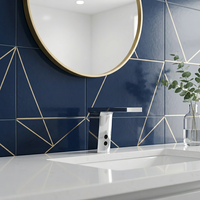 Robinet mitigeur automatique de lavabo de salle de bain sans contact avec détecteur de mouvement Robinet intelligent avec détecteur de mouvement