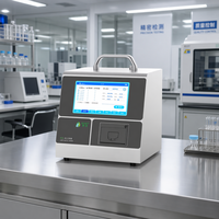 Compteur de particules aériennes laser de bureau KQ-4128B pour salle blanche d'usine de batteries au lithium