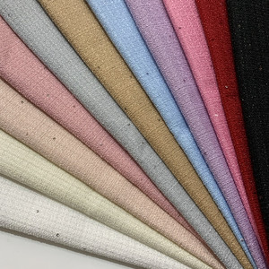 ผ้าทวีดสำหรับเสื้อผ้าผู้หญิงผ้าทวีตทอสีพื้<span class=keywords><strong>น</strong></span>พร้อมลูเร็กซ์แ<span class=keywords><strong>ล</strong></span>ะเ<span class=keywords><strong>ล</strong></span>ื่อมแฟชั่นหรูหราสำหรับฤดูใบไม้ร่วง - Product Image 1