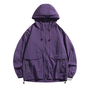 เสื้อผ้าปรับอากาศแขนยาวมีฮู้ดระบายความร้อนสำหรับงานป้องกันแรงงานเสื้อผ้าผิวป้องกันแสงแดดระบายอากาศกลางแจ้งร้อน - Product Image 4