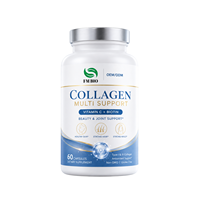 Capsules de collagène OEM ODM avec vitamine C, biotine, complément alimentaire pour la santé de la peau, des cheveux, des ongles et des articulations, 60 capsules
