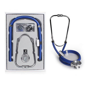 Stéthoscope multifonctionnel Zhengyuyue bleu, tout en cuivre, double tube, qualité médicale, pour usage domestique et clinique - Product Image 1