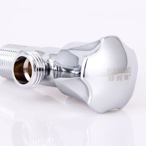 Brass van góc Chrome kết thúc thủy lực một-trong hai-out phân phối nước Van cho máy giặt và nhà vệ sinh Hose kết nối - Product Image 6