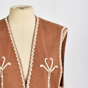 เสื้อผ้าบูติกของผู้หญิงเสื้อกั๊กหลวมแขนกุด - Product Image 4