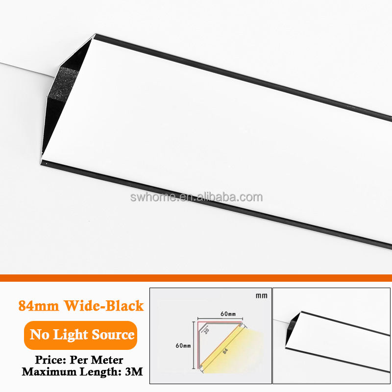 84 mm de large noir (hors source lumineuse)