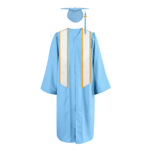 Conjunto <span class=keywords><strong>de</strong></span> Birrete y Toga <span class=keywords><strong>de</strong></span> Graduación Personalizado para Hombre y Mujer, Ligero, <span class=keywords><strong>de</strong></span> Poliéster, Listo para EE. UU. - Product Image 1