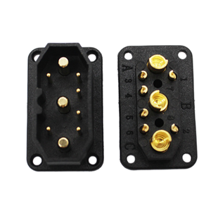 Conector integrado de 3 polos, 25A de alimentación + 6 pines, 5A de señal, conector de contacto chapado en oro para pulverización agrícola, modelo UAV RC - Product Image 4