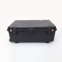 Valise trolley en plastique rigide, prix usine, étanche IP67, antichoc, pour protection et rangement d'instruments de DJ et de guitare, avec mousse personnalisée