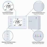 Thermostat intelligent sans fil OpenTherm programmable pour chaudière à gaz, contrôleur de chauffage, contrôle de la température ambiante, économie d'énergie, CVC