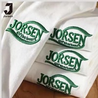 T-shirt personnalisé Jorsen de haute qualité avec broderie 3D, 100% coton, 280 GSM, t-shirt uni pour homme, t-shirt unisexe, t-shirt oversize