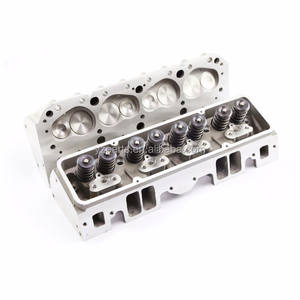 SBC V8 komple alüminyum silindir kafaları SBC silindir kafası Assy Chevy 350 için 190cc 64cc - Product Image 3