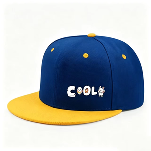 หมวกแก๊ปแบบ Snapback คุณภาพส่ง ขายส่ง แบบสองสี ปีกแบน พิมพ์ลายสัตว์ด้วยเทคนิค Sublimation พร้อมโลโก้ รูร้อยเชือก ปรับแต่งสีได้ สำหรับผู้ชายและผู้หญิง - Product Image 1