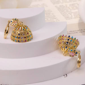 Boucles d'oreilles pendantes en argent plaqué argent pour femmes, design antique, boule creuse, style bohème exagéré, personnalité affirmée, 2 ans - Product Image 1