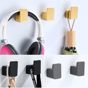 Perforated Black Coat <b>Hook</b> Iron Brushed Gold Clothes <b>Hook</b> Wall Mounted Bathroom <b>Tools</b> Modern Single <b>Hook</b> - Product Image 3