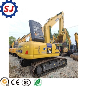 Excavatrice Komatsu PC160-7 d'occasion |   Excavatrice sur chenilles de 16 tonnes |   Excavatrice hydraulique d'origine japonaise à vendre - Product Image 4
