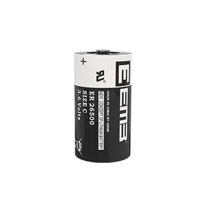 EEMB ER26500 Baterai Lithium 3.6V Ukuran C, 9000MAh Baterai Non-isi Ulang