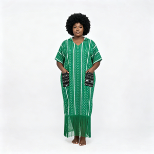 Vêtements islamiques traditionnels pour femmes 2026 : Robe noire élégante et noble, fabriquée en tissu du Golfe arabe, accessoires islamiques - Product Image 3