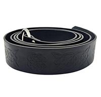 Ecowalson Médiéval Boucle Anneau Ceinture Costume Rétro Accessoire Femmes Hommes Viking Pirate Cosplay Vintage PU Boucle En Cuir