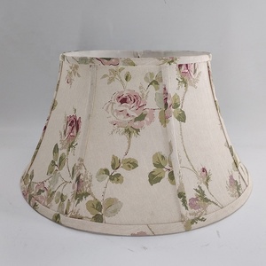 Hoa Văn Trống Đèn Bóng Râm Vintage Bảng Mặt Dây Chuyền Sàn Vải Lụa Bóng Đèn - Product Image 6