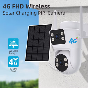 Cámara Solar Wifi <span class=keywords><strong>Icsee</strong></span> para Exteriores, Doble Lente, Energía Solar, 360 Grados, Inalámbrica, Control Remoto por Teléfono Móvil, Función de Voz, Detección de Movimiento Humano - Product Image 2