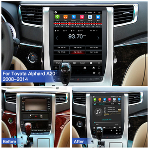 Radio para Auto con Pantalla Estilo Tesla de 12.1'' Android 14, GPS, Reproductor Multimedia para Toyota Alphard ANH20 Elfa A20 2008-2014, Carplay - Product Image 3