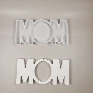 Moldes de fundición de resina hechos a mano para bricolaje estilo Ins adornos decorativos silicona MOM ornamento molde X0560 herramientas para pasteles - Product Image 2