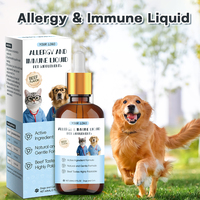 L'extrait naturel de quercétine laisse tomber le supplément d'allergie pour renforcer l'immunité et favoriser la santé cellulaire pour les chats et les chiens