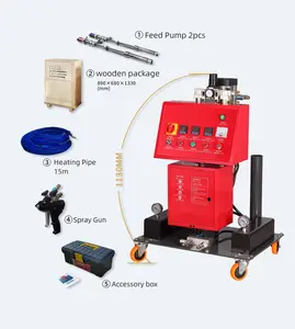 ポリウレアスプレー注入装置冷蔵壁断熱材ポリウレタンフォーム噴霧機