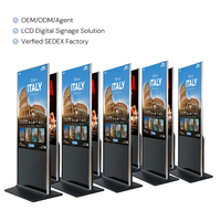 Pantalla Táctil IR 4K Android de 43, 50 y 55 Pulgadas para Interiores, Kiosco de Señalización Digital con Video Integrado y CMS