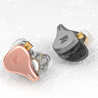 Écouteurs dynamiques filaires KZ X HBB 3DD DQ6S HiFi professionnels pour scène, plaqués argent, interface 3,5 mm, mise à niveau de moule privé