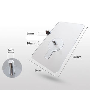 5 autocollants à vis sans perforation, étiquettes auto-adhésives pour cadre Photo, support mural, décoration, crochet pour peinture - Product Image 2