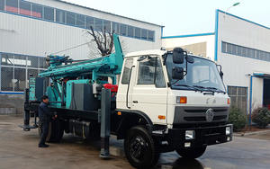 เครื่องเจาะบ่อน้ำแบบติดตั้งบนรถบรรทุก HFJ360KT ระยะ 360 เมตร เครื่องเจาะบ่อน้ำแบบพกพาติดตั้งบนรถยนต์ - Product Image 5