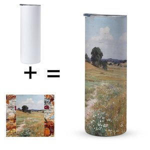 Stainless Steel Tumbler 20oz Vacuum <b>Insulated</b> Custom Pattern Bulk - Product Image 5