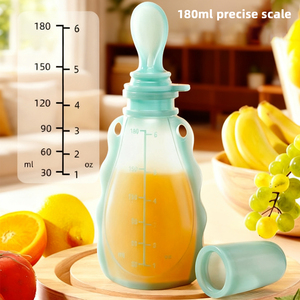 Bolsas Reutilizables de Silicona para Almacenamiento de Alimentos, Grado Alimenticio, con Capacidad de 180 ml, Libres de BPA, para Mantener Frescos Leche/Sucos de Bebé, Uso en Campamentos - Product Image 4