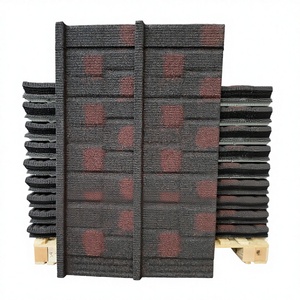 Tuile Métallique Architecturale Revêtue de Pierre, Texture Ardoise, Granulés Stables aux UV, Garantie Couleur 30 Ans, Maison de Luxe - Product Image 2