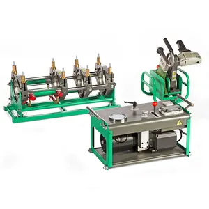 Machine de Fusion à bout pointu pour matériaux HDPE, PP, PVDF, diamètre 63 à 160mm, alimentation 120 à 230 V, monophasé