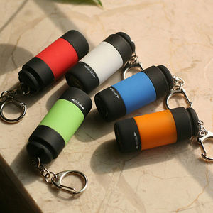 Wholesale Outdoor <b>Small</b> Keychain <b>LED</b> Flashlight Portable Mini Plastic USB Rechargeable <b>Torch</b> - Product Image 6