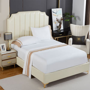 Juego de sábanas y fundas de almohada de 4 piezas con diseño de Hotel de algodón <span class=keywords><strong>egipcio</strong></span> <span class=keywords><strong>400</strong></span> <span class=keywords><strong>hilos</strong></span> 100% - Product Image 1