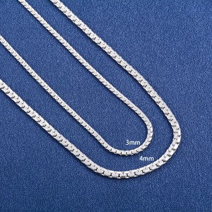 Accesorios de Joyería de Acero Inoxidable para Mujer y Hombre, Cadena Plana Metálica, Collar Gargantilla, Resistente al Agua, Regalo DIY - Product Image 3