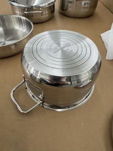 Set di Pentole in Acciaio Inox 201 <span class=keywords><strong>KORKMAZ</strong></span> Tipo U Turchia 1990, 9 Pezzi - Product Image 5
