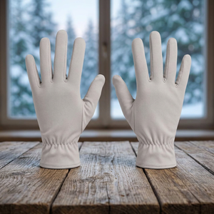 Gants d'hiver thermiques populaires en peau de mouton, style club, pour cyclisme, ESD, compatibles écran tactile, souples pour la détection par aiguille et l'inspection de bijoux - Product Image 2